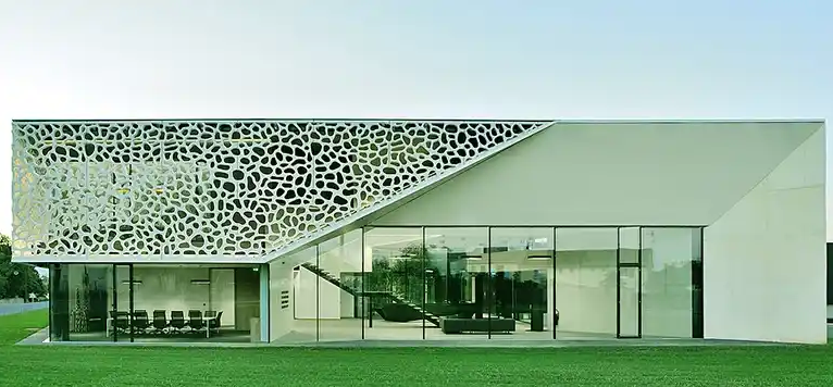 perforated metal architecture